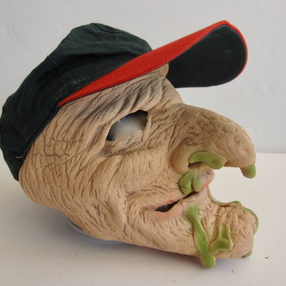 Vintage Y2K Be Something Studio Creeper Mask w Green Slime Nose Goo Mucus USA - Picture 2 of 8